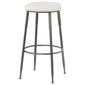 Industrial Gray Metal Counter Stool 561833