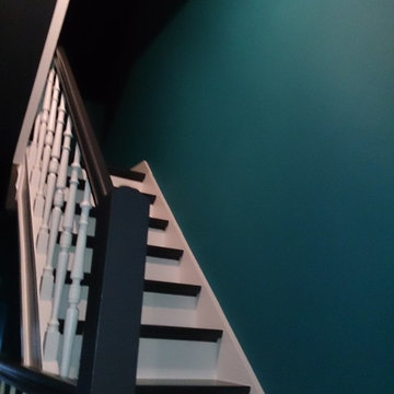 Peinture cage d'escalier