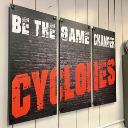 Wall Sign / Decor with Standoff Mounting - Drawings And Illustrations