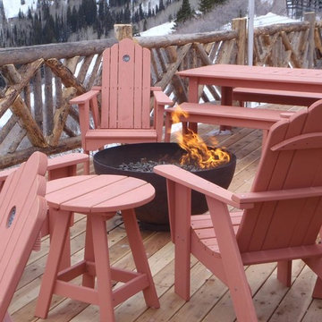 Big Bowl O' Zen 37 Inch Sculptural Firebowl™, The Canyons Resort in Park City, U