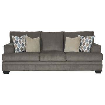 Pemberly Row Modern / Contemporary  Queen Sleeper Sofa in Slate Finish