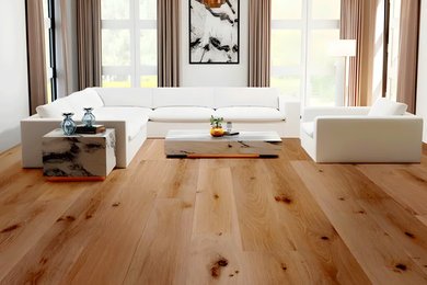 Thermo pine flooring