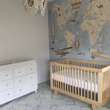 Nursery wallpaper installation Lake Oswego, OR