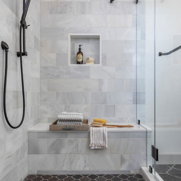 Moroccan Tile Master Bath Shower