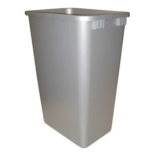 Superio Garbage Pail Narrow Stainless Steel 2.6 Gallon Step On Trash Can &  Reviews