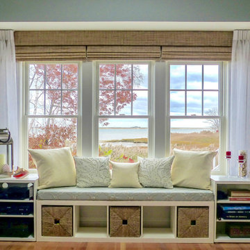 Living Room Remodel with Coastal Safari Design