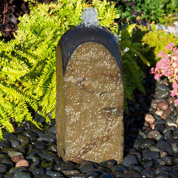 Polished Bullett Basalt Fountain Kit