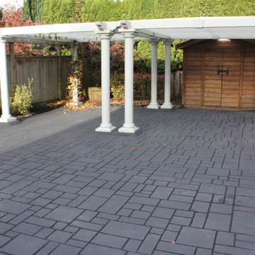 Gorgeous Decorative Stamped Driveway in Burnaby, BC