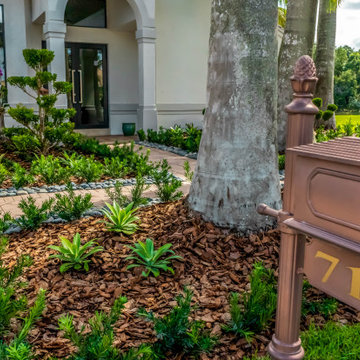 The Weston Lakes House Landscaping design.