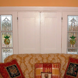 Pineapples Chestnut Hill - Stained Glass Panels