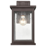 Millennium Lighting - Millennium Lighting 4111-PBZ Bowton - 1 Light Outdoor Hanging Lantern-13 Inches - As twilight sets in, look to quality outdoor lightBowton 1 Light Outdo Powder Coat BronzeUL: Suitable for damp locations Energy Star Qualified: n/a ADA Certified: n/a  *Number of Lights: 1-*Wattage:60w A Lamp bulb(s) *Bulb Included:No *Bulb Type:A Lamp *Finish Type:Powder Coat Bronze