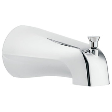 3801 5 1/2" Wall Mounted Tub Spout, 1/2" Slip Fit Connection, Diverter