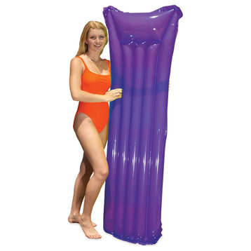 72" Inflatable Purple Water Sports Swimming Pool Air Mattress