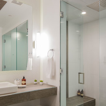 modern shower