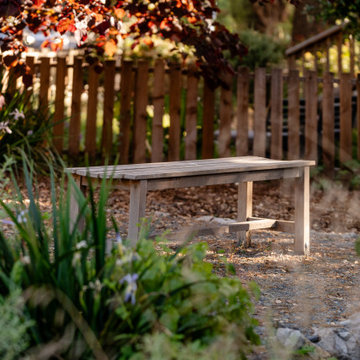 Creekside Restoration: Peaceful Seating Overlooking the Creek