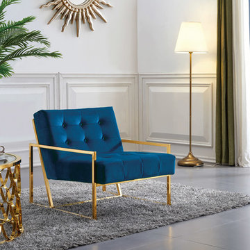 Pierre Velvet Accent Chairs