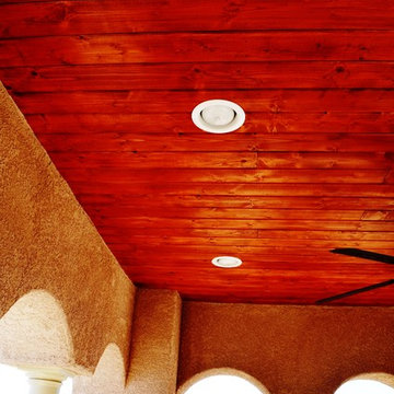 Balcony with T&G ceiling