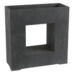 Jardini&egrave;re fibre gris anthracite - Awnings