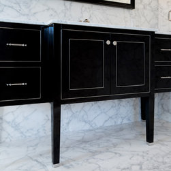 Long Island House -  Vanity and Medicine Cabinet - Bathroom Vanities And Sink Consoles