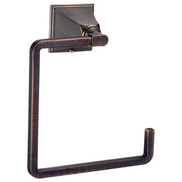 Hardware House Monterey Bay Towel Ring, Oil Rubbed Bronze