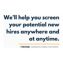 Triton Canada Criminal Background Checks - Products