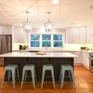 White & Grey Richmond, VA Kitchen