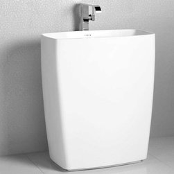 Standbecken - Mineralguss - Piave - B&auml;dermax - 洗面ボウル