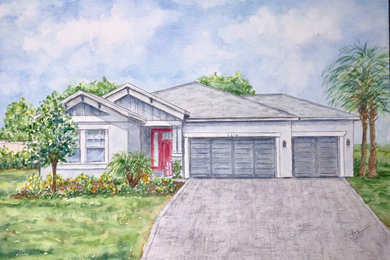 Contemporary Family Home - Commissioned House Portrait