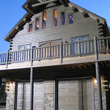 Custom Log Home for Extreme Makeover: Home Edition