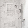 18"x18" Silver Shadow Honed Modern Tile