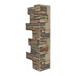 140-36-DEEP STACKED CORNER 36"H X 9"W X 1 1/2"D - Wall Panels