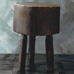 Roost Three-Legged Wood Stool - SKU: F180 - Indoor Pub And Bistro Sets
