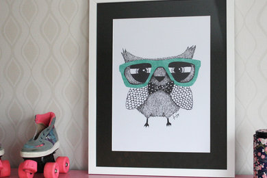 Hipster owl