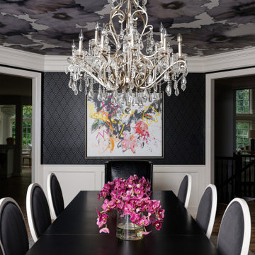 Glam + Fun Family Living Home Makeover in Urbana, MD