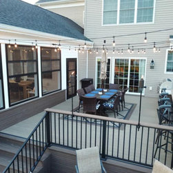 ALX Contemporary Railing - Deck Tiles And Planks