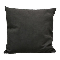 Outdoor Scatter Cushions Large Canvas Black - Outdoor Cushions And Pillows