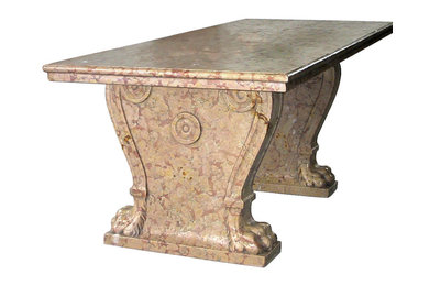 Tables - Hand carved italian marble