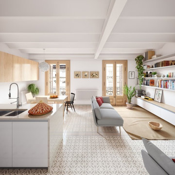Visualisierung Appartement in Barcelona