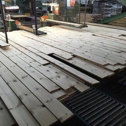 Red pine 7'' in our factory! - Hardwood Flooring