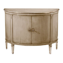 Inviting Home Inc. - Taupe Demilune Cabinet - Buffets And Sideboards