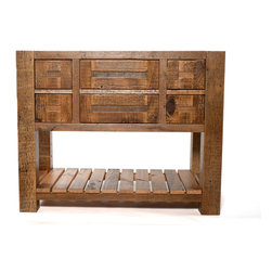 Reclaimed Pine Vanities - Bathroom Vanities And Sink Consoles