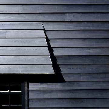 Anthracite Lodge Exterior Siding Detail