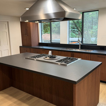 Dekton Sirius Kitchen Countertops & Mitered Island | Kirkland, WA