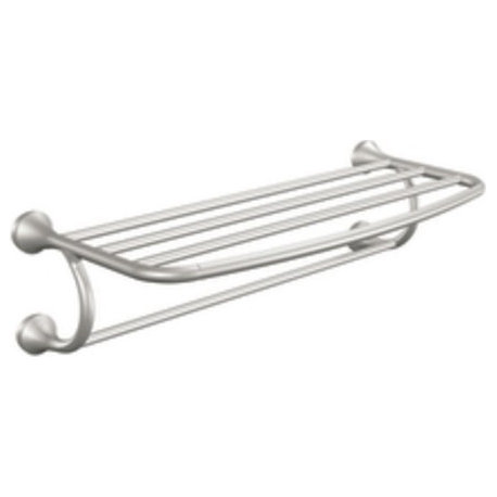 Moen YB2894 Eva 24" Stainless Steel Towel Rack - Brushed Nickel