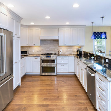 Kitchen Addition Recessed Panel with custom paint color.