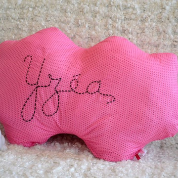 Coussin nuage prénom