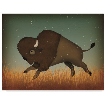 Ryan Fowler 'Buffalo Bison II' Canvas Art