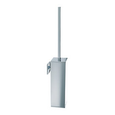 Aquamoon Bano Diseno Luk Toilet Brush, Brass, Chrome