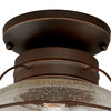 Chatham 13" Outdoor Semi Flush Mount Ceiling Light Burnished Bronze