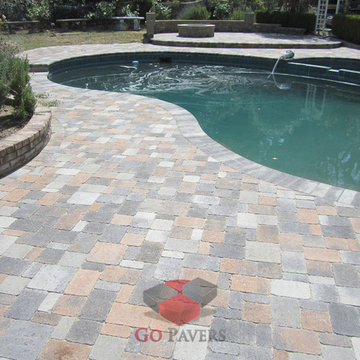 Colorful Pool Deck Redo